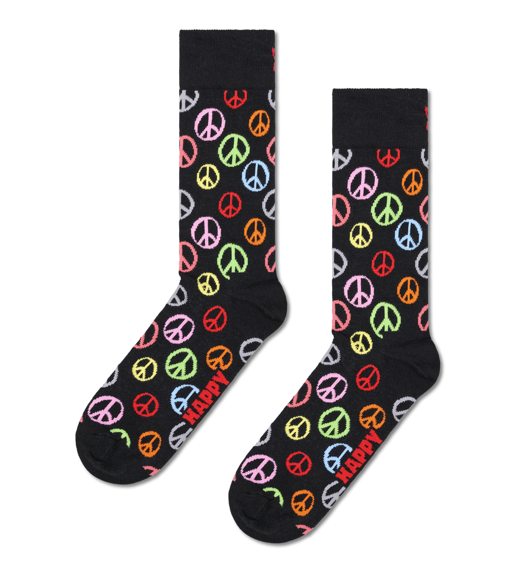 Black Peace Socks – Happy Socks