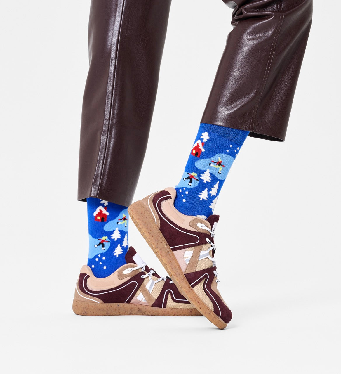 Winter Night Sock - Blue