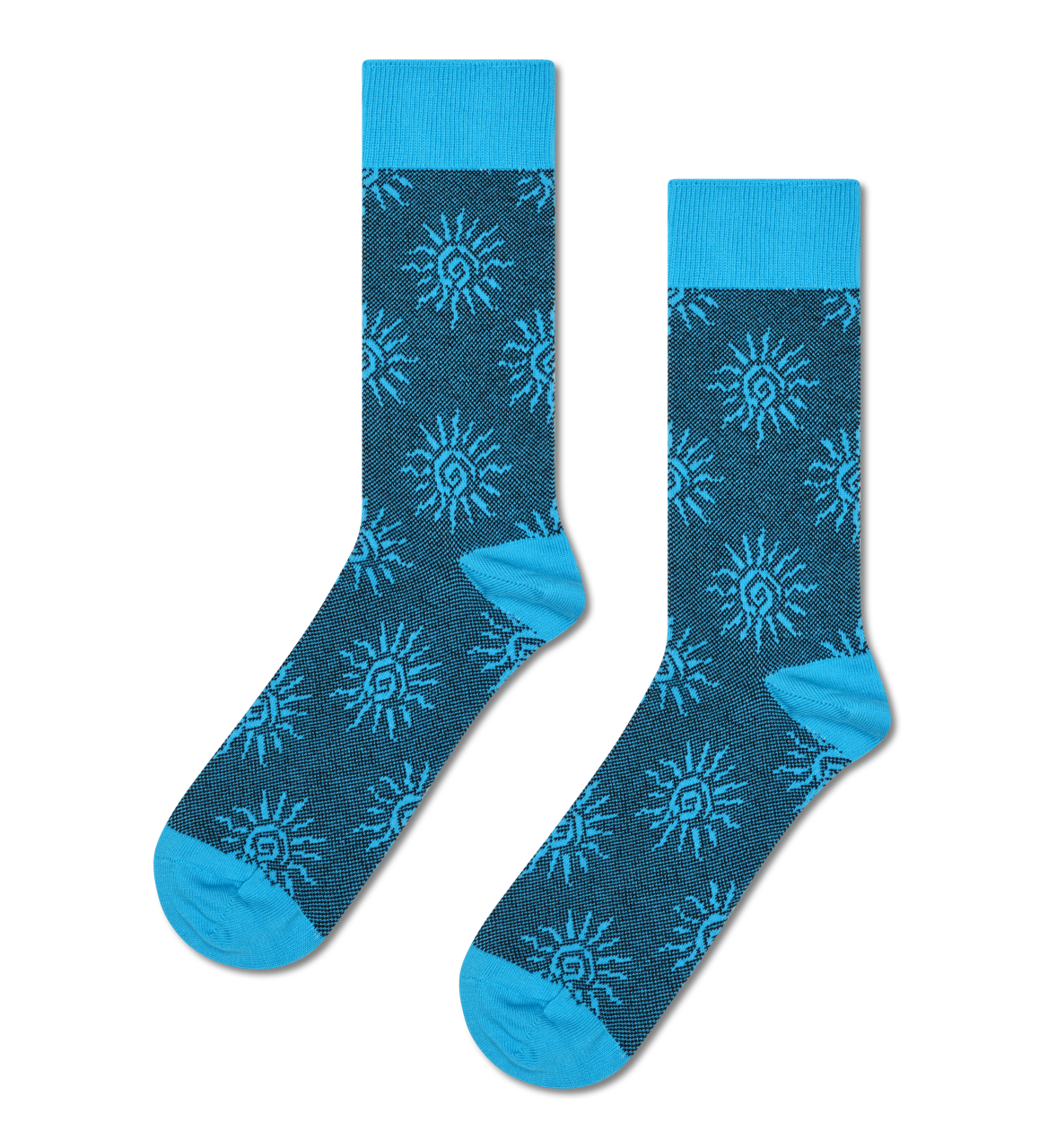 Sun Jacquard Sock
