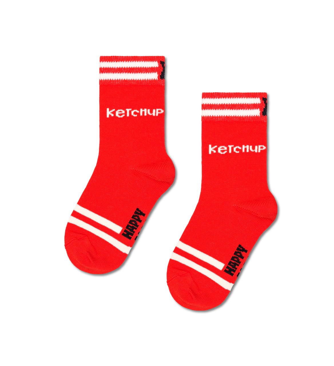 Kids 2pack Ketchup Socks - Red