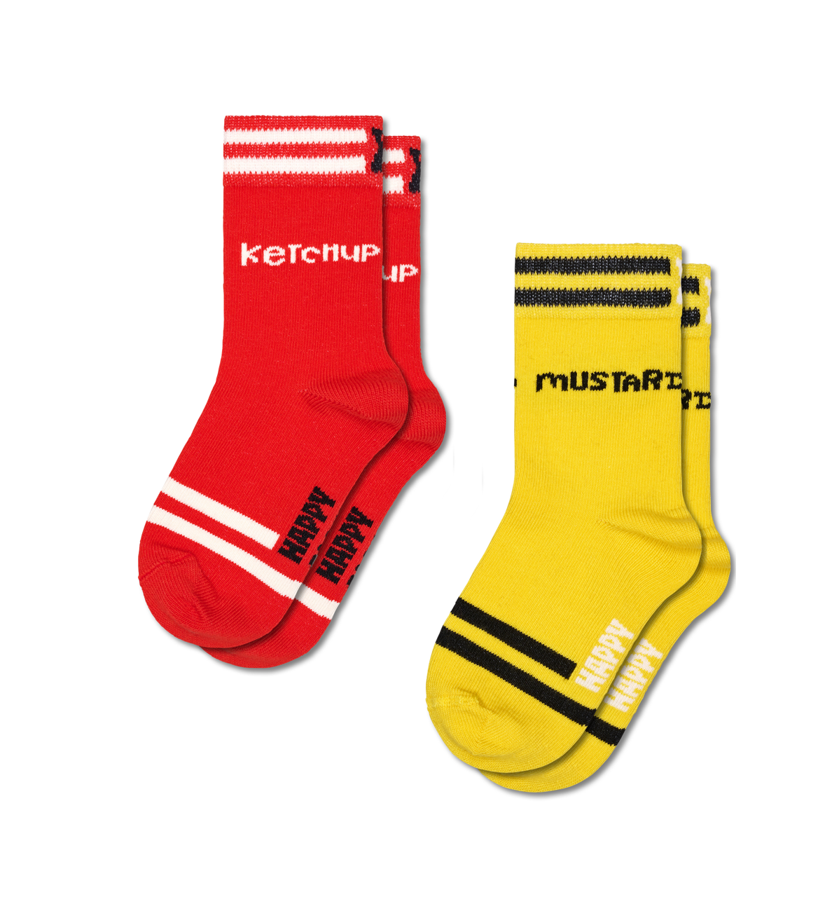 Kids 2pack Ketchup Socks - Red