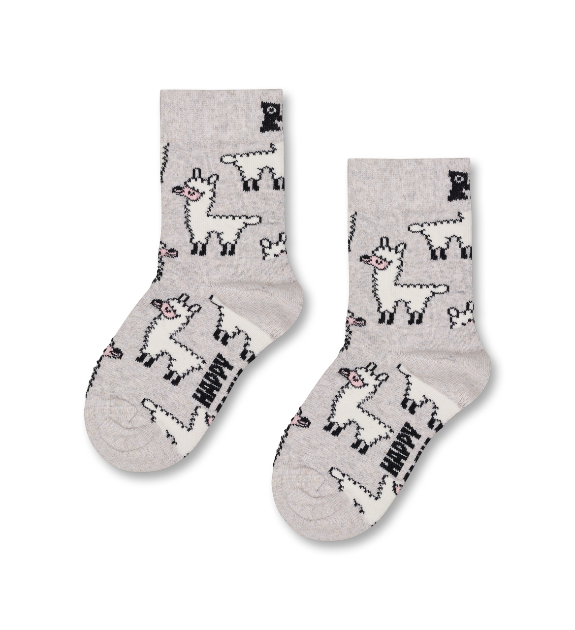 Kids Lama Sock - Grey
