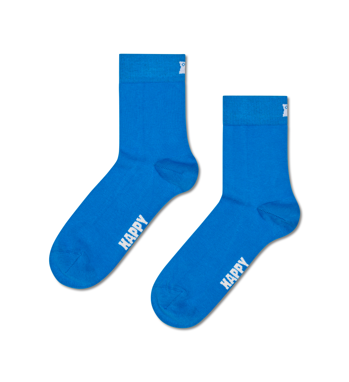 3pack Solid Short Crew Socks - White