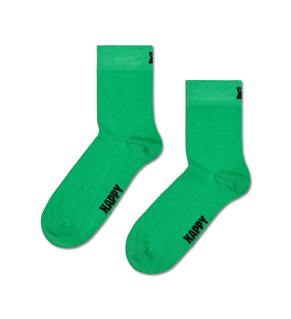 3pack Solid Short Crew Socks - White