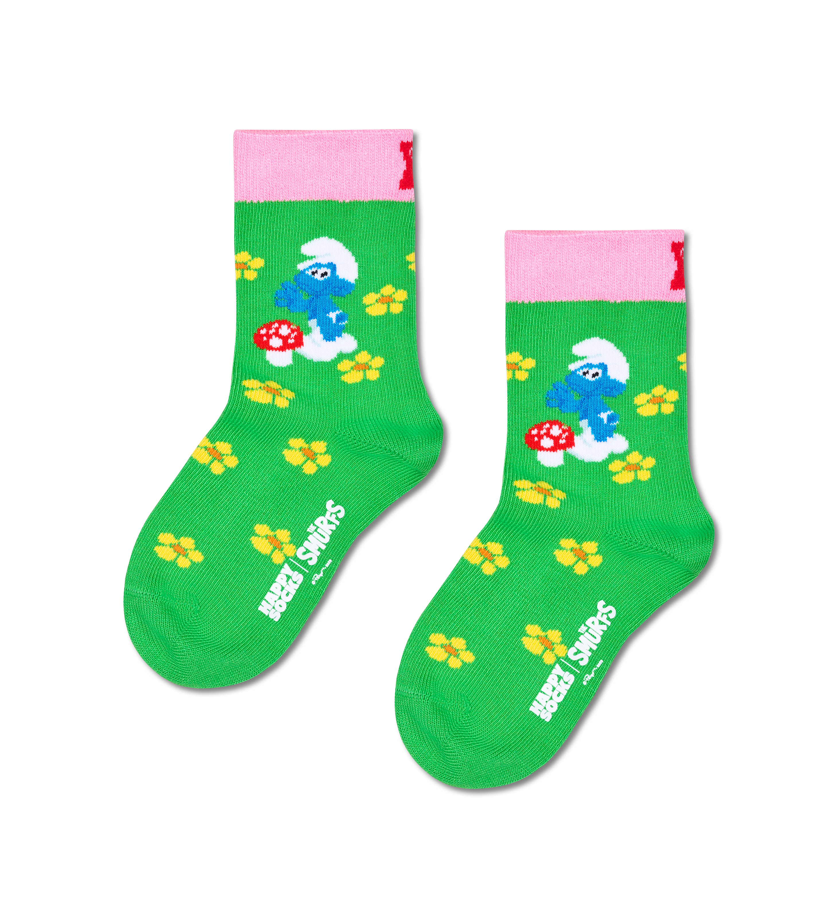 Kids The Smurfs Waving Smurf Sock