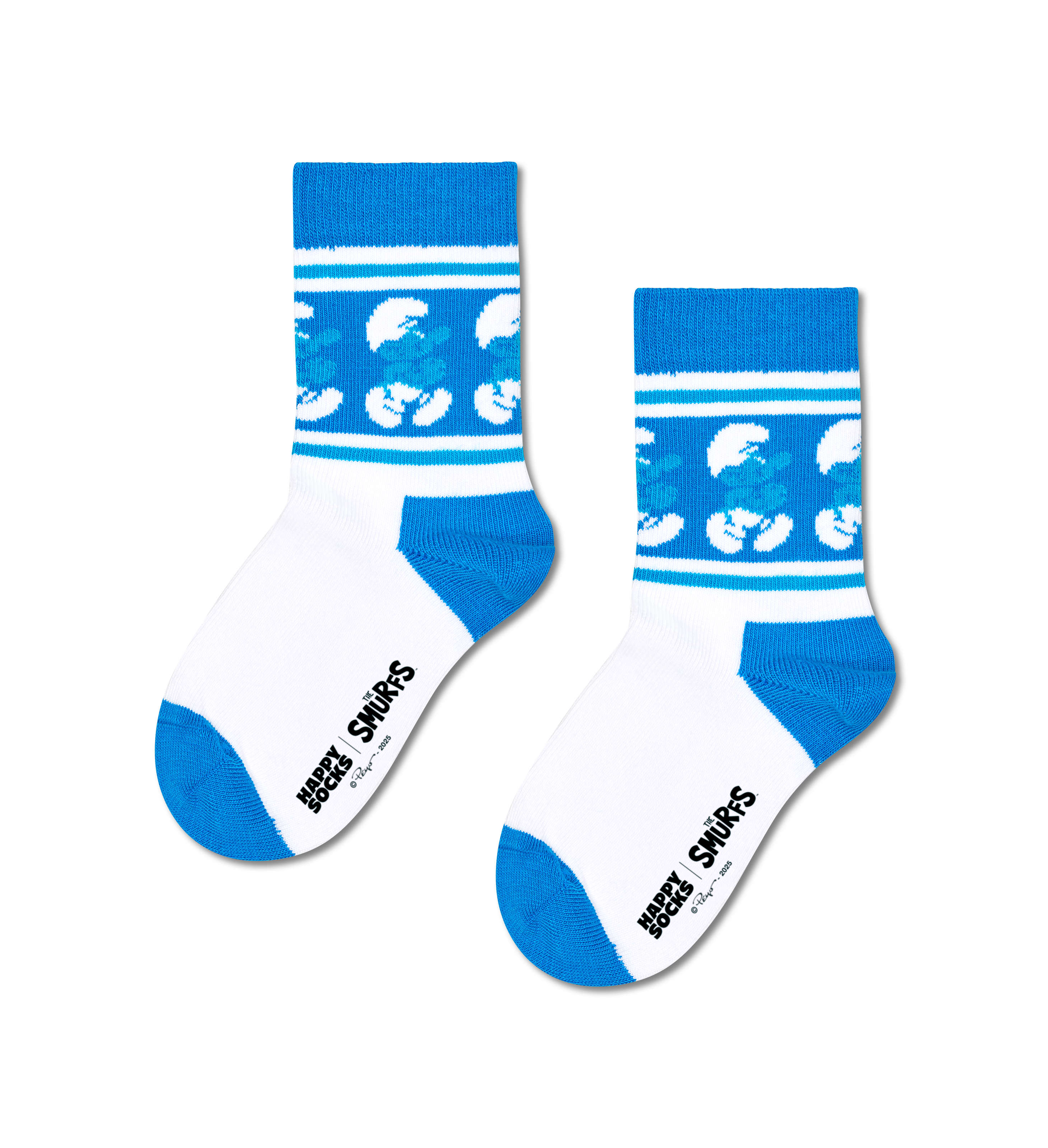 Kids The Smurfs Striding Smurf Sock