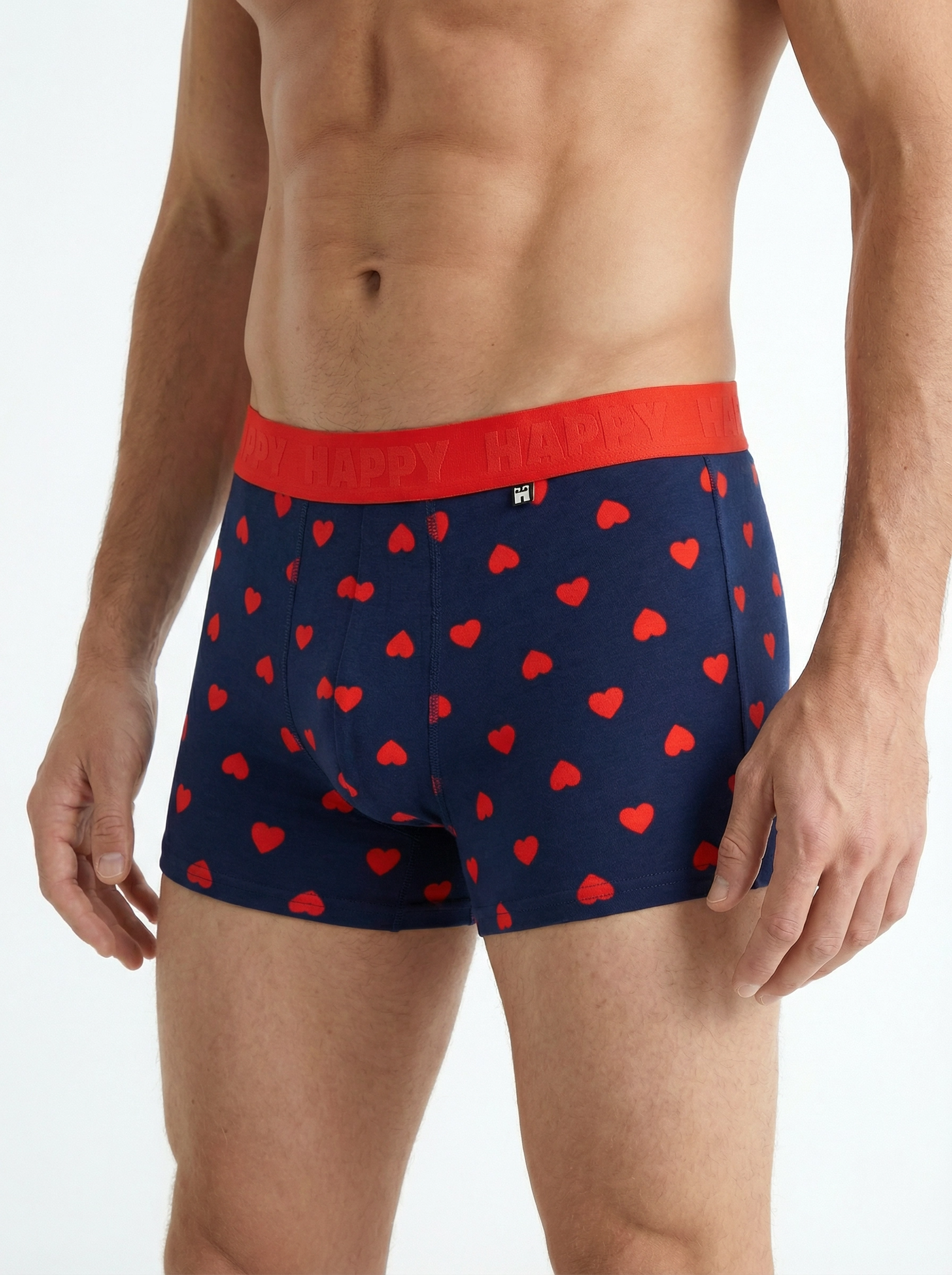 1-Pack Hearts Short Boxer